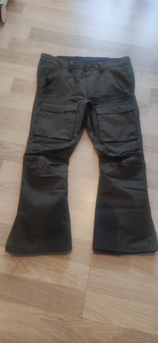 Spodnie Snowboardowe FOB 4F Zielone Stan Idealny S/M