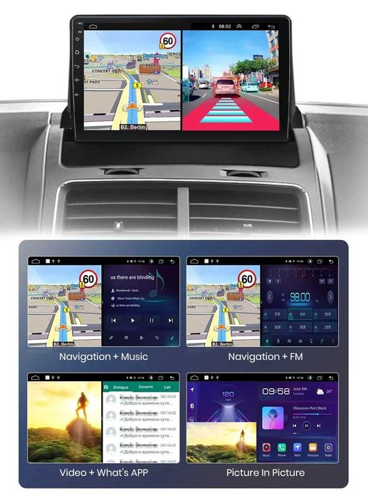 Rádio Android Junsun Dodge Journey 2009 a 2012 CARPLAY 9" GPS 2/32gb SELADO