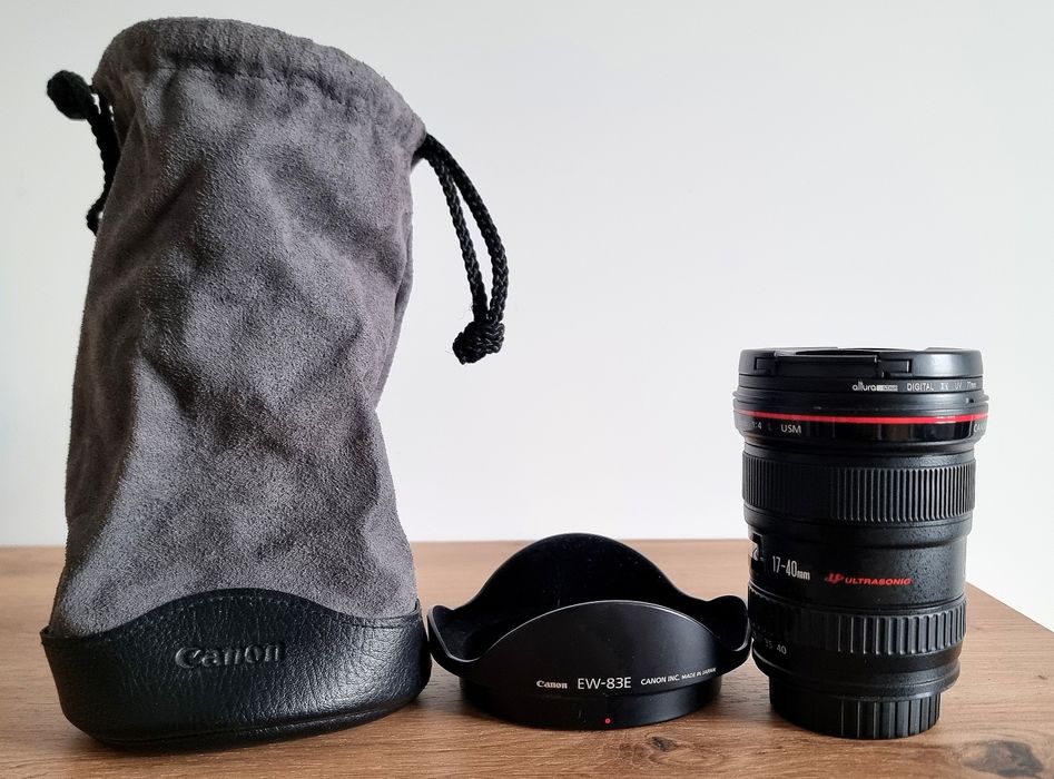 Canon EF 17-40 mm f/4L USM stan idealny