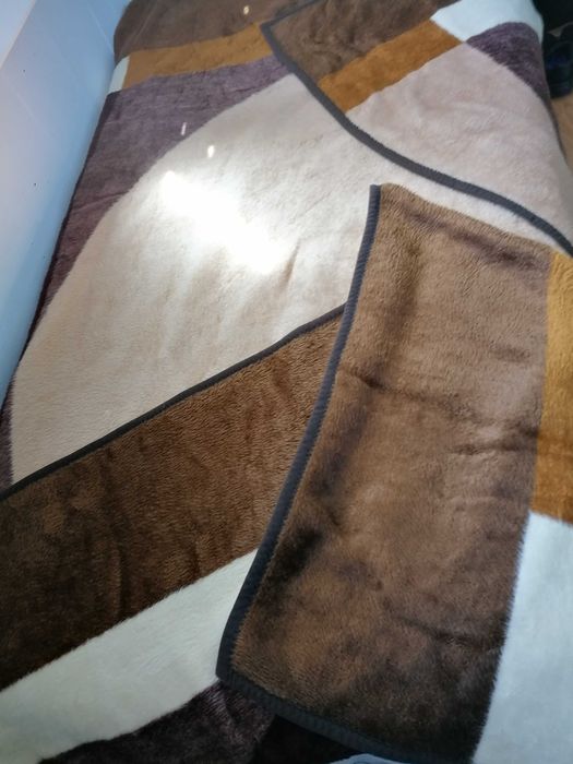 Cobertor casal desenho geométrico