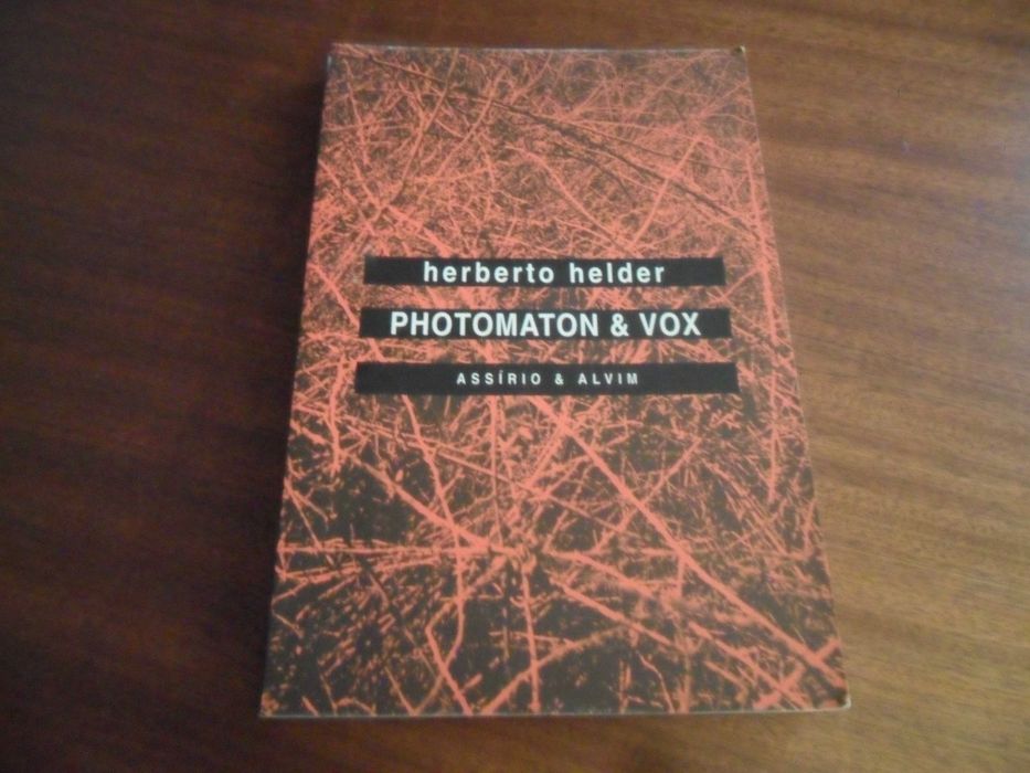 "PHOTOMATON & VOX" de Herberto Helder - 3ªEdição de 1995