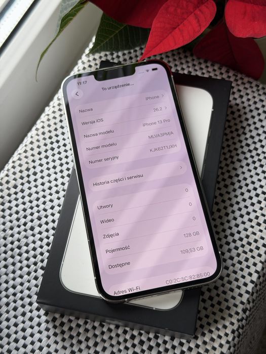 iPhone 13 Pro, bateria 100%, zadbany
