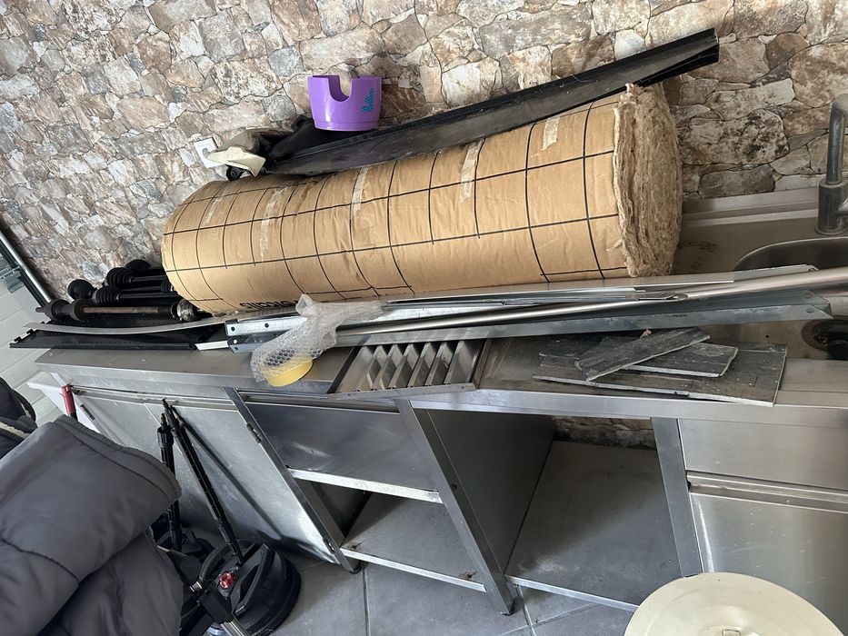 Bancada inox inox café