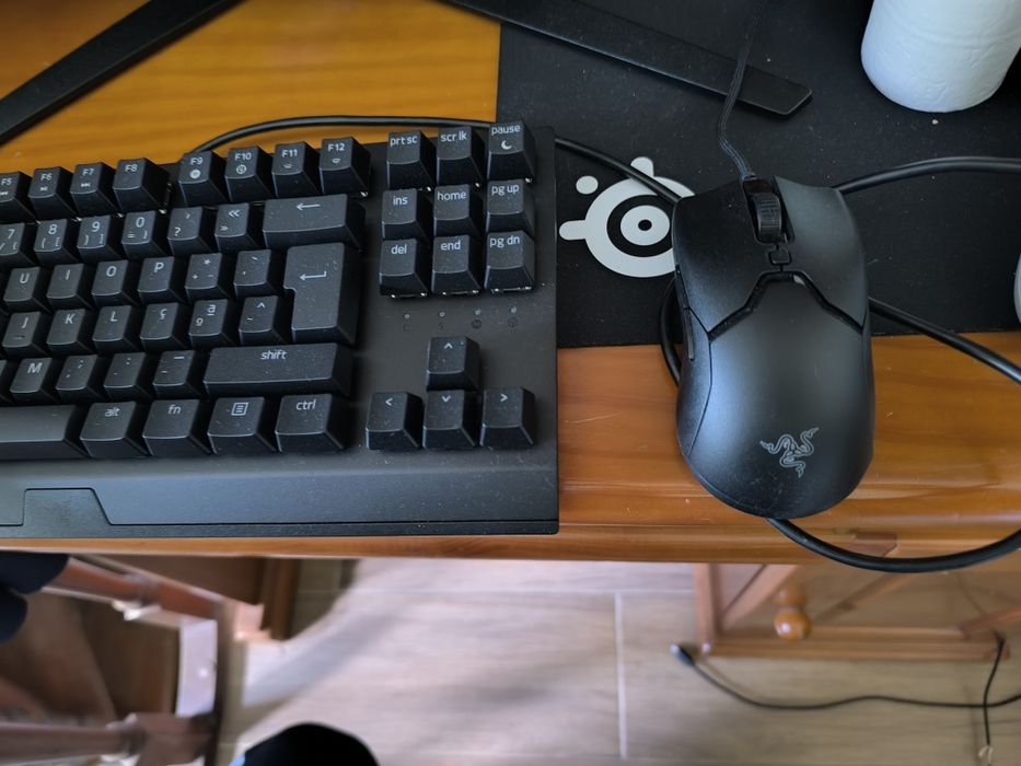 Teclado razer e rato