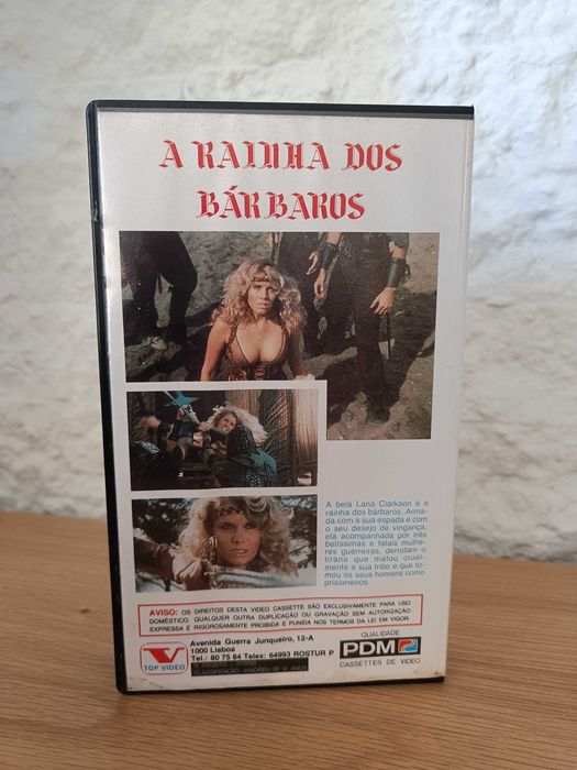 Filme VHS A Rainha dos Bárbaros (Barbarian Queen)
