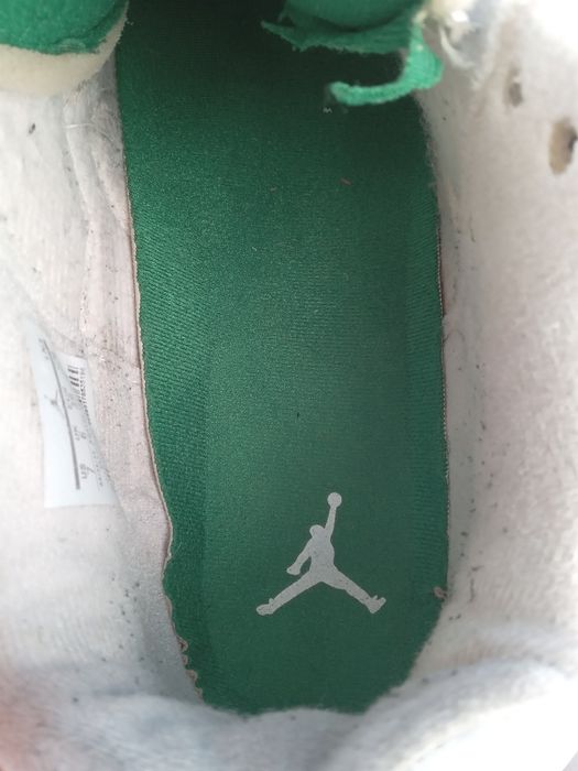 Jordan 4 branca e verde original