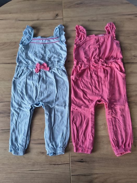 Zestaw 2 szt ogrodniczki kombinezon F&F rozmiar 86