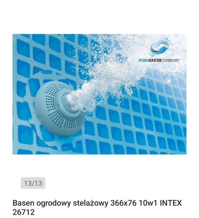 Basen stelażowy do ogrodu