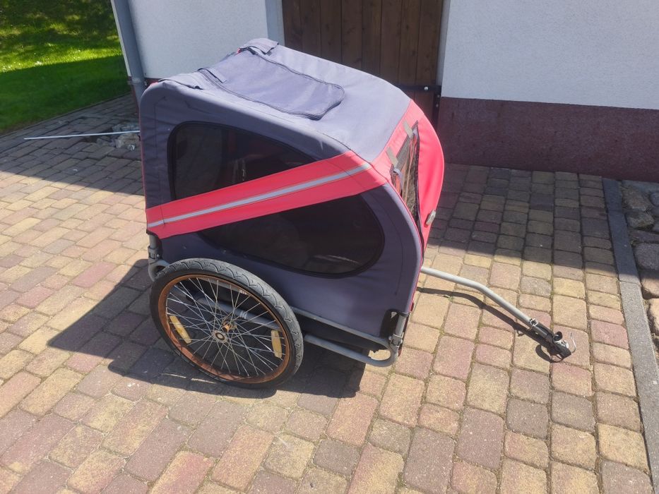 Przyczepka transporter do roweru dla  zwierząt
