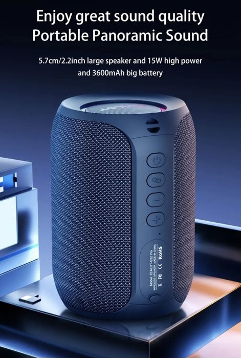 Портативная Bluetooth колонка Zealot S32 Pro 15W Black Новая
