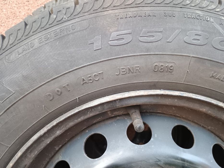 Felgi z oponami 155/80/13