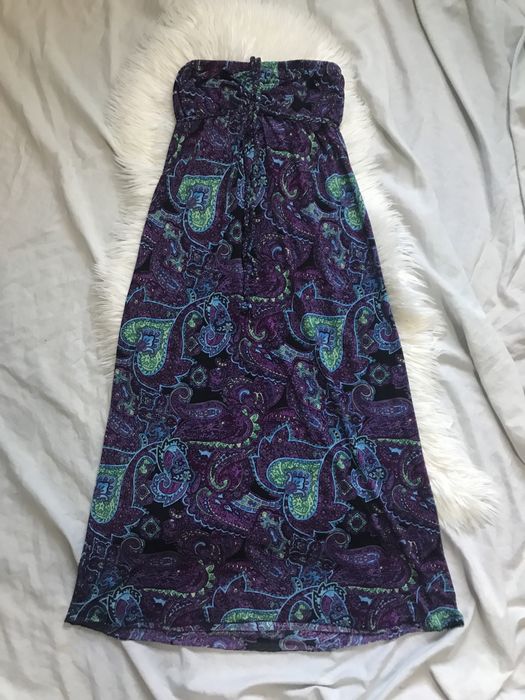 Vestido “caicai” com padrão da marca “Colours of the world”