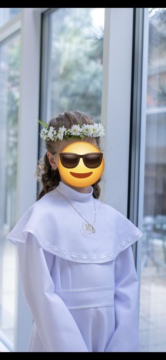 Alba komunijna zestaw dla dziewczynki 140