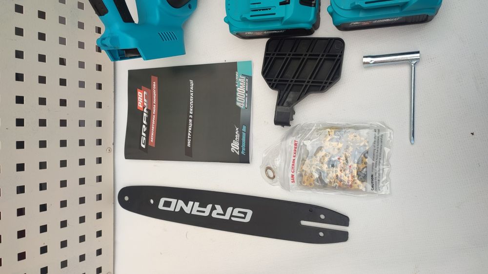 Аккумуляторная Пила Чехия Гранд 30СМ 20В 2Ак 4Ач Недорого Цепная Пилка