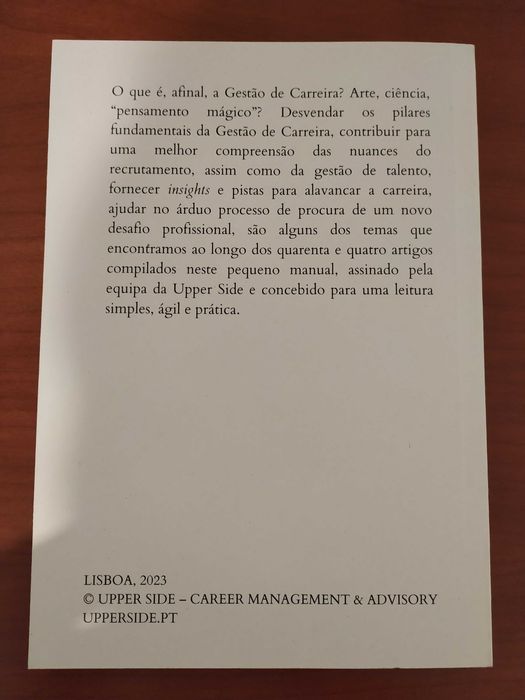 Livro "The upper side handbook" Novidade