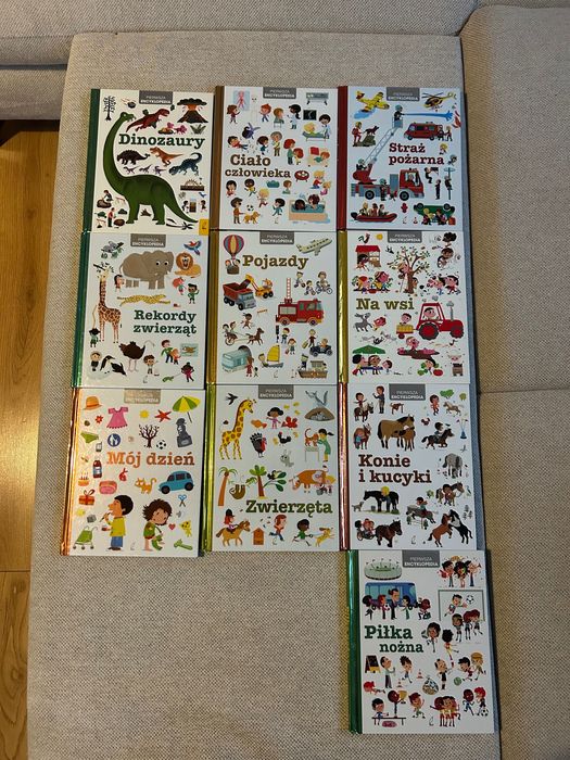 Pierwsza encyklopedia zestaw książek x 10