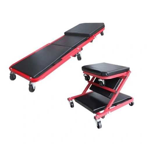 Лежак- стілець .Підкатний лежак для авторемонту.