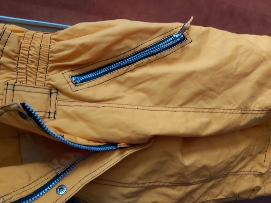 Spodnie ocieplane z szelkami