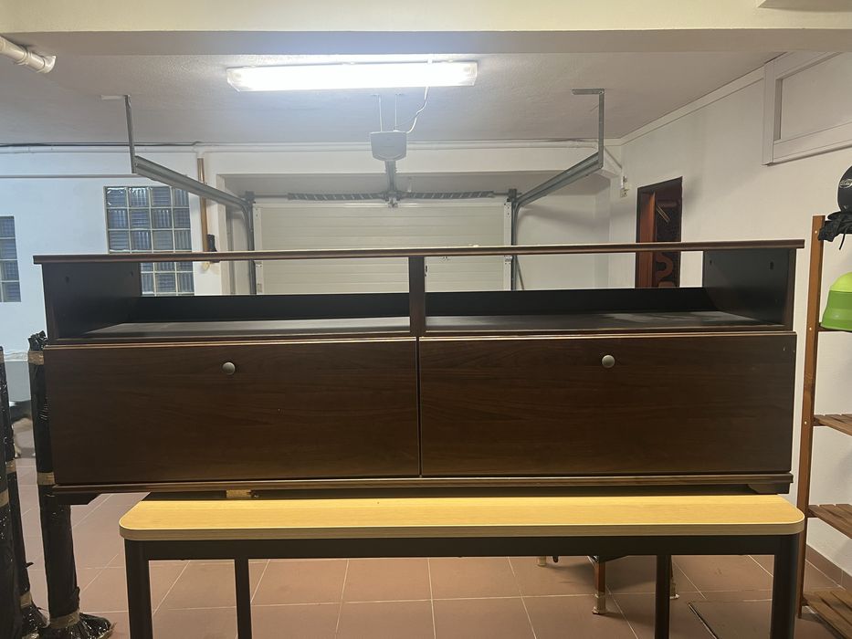 Aparador/comoda tipo cor nogueira