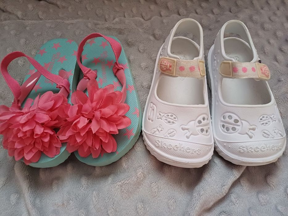 Skechers sandały piankowe rozmiar 6. Ala crocsy i japonki nowe