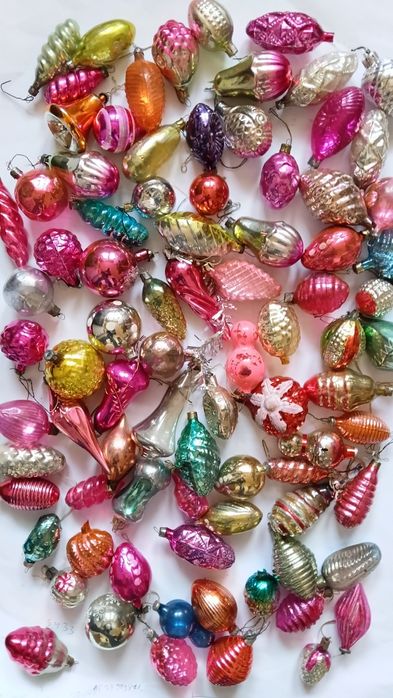 Елочние  игрушки  ссср калина луна советская