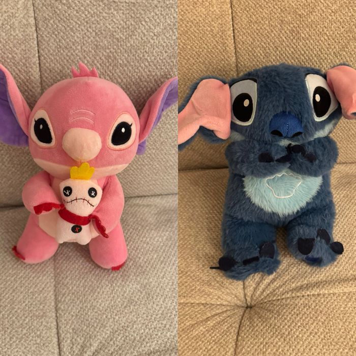 Стіч та Ангел мяʼка іграшка