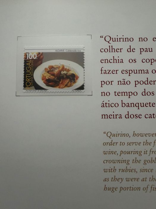 Livro de gastronomia Comer em Português