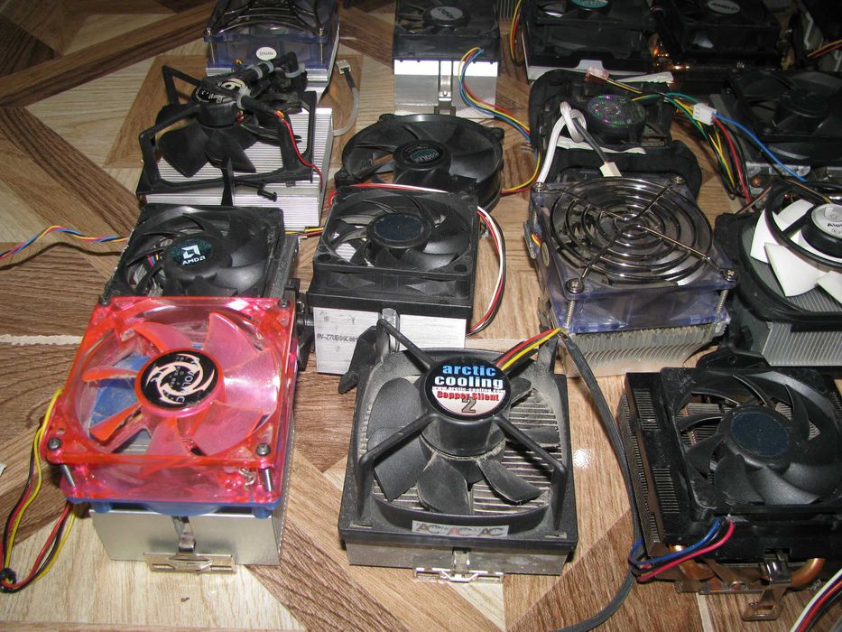 Кулер вентилятор (30 штук) система охолодження, комп"ютери
