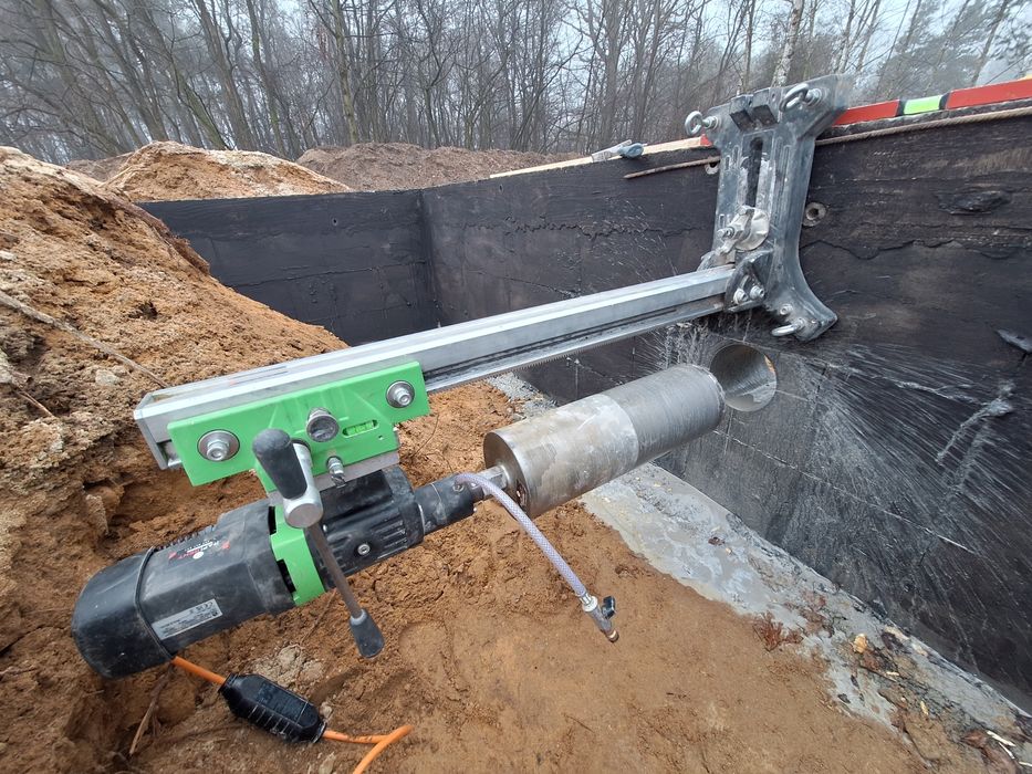 Wiercenie diamentowe,koronowe,,przewierty beton,rekuperacja,kanalizacj