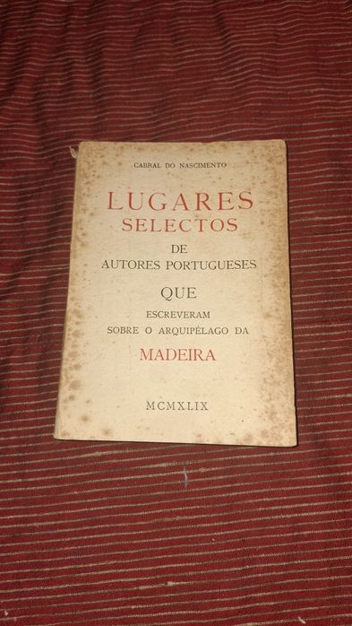 Cabral Nascimento lugares selectos Madeira 1949 autores portugueses