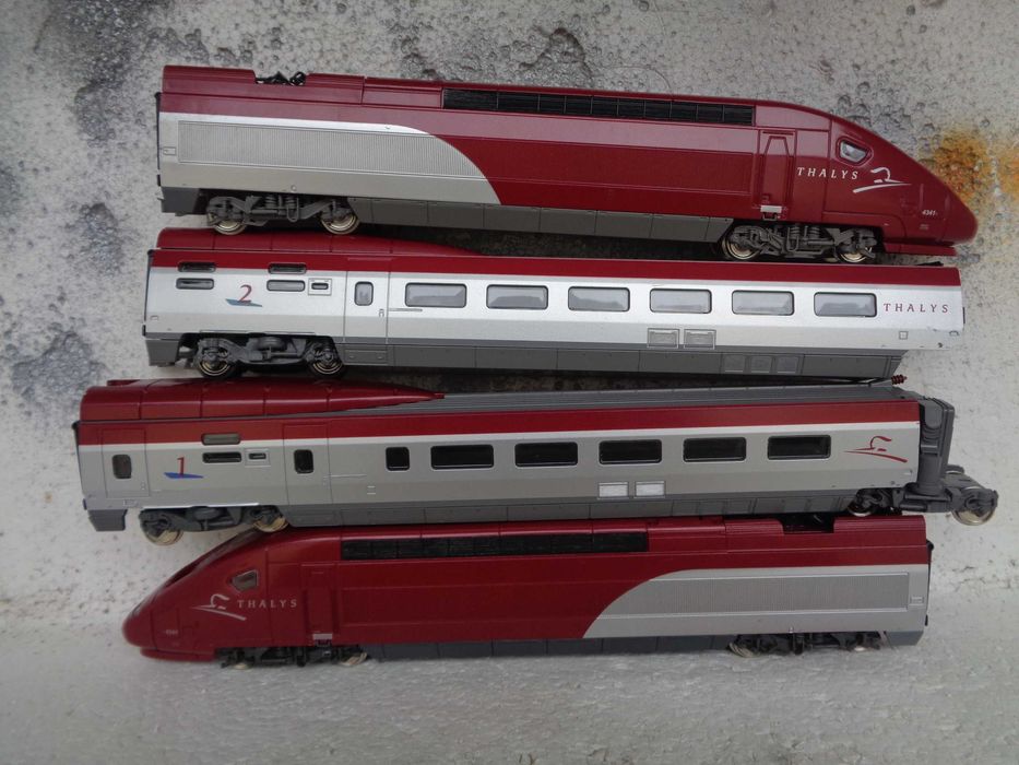 1:87 Mehano Comboio de Alta Velocidade Thalys como novo