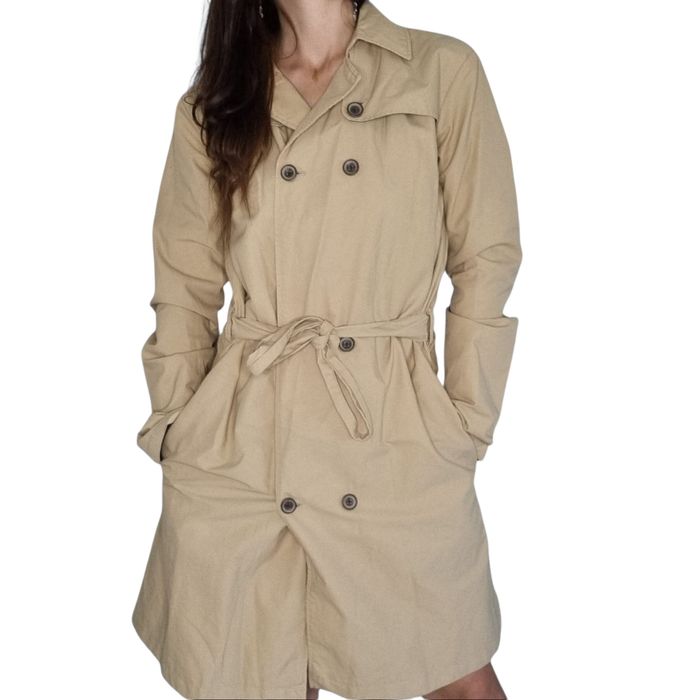 Beżowy płaszczyk trencz lmtd rozmiar s 36