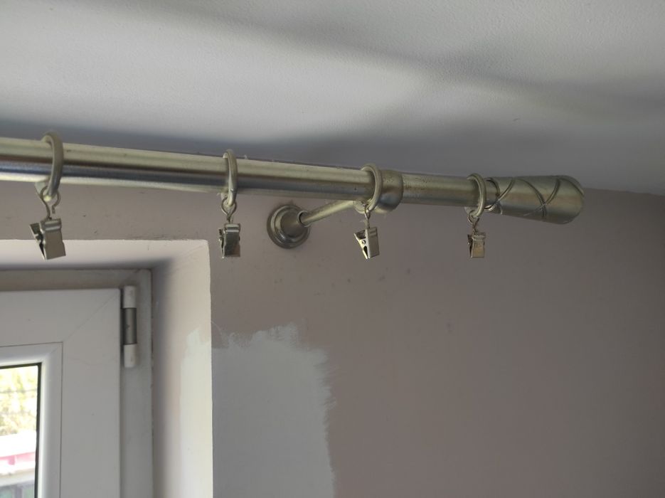 Karnisz srebrny 185cm