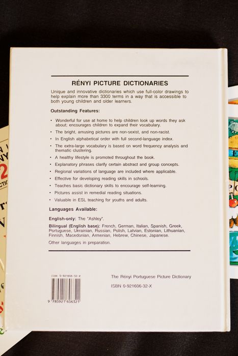 Dicionário Rényi de inglês/português + material aprendizagem de inglês