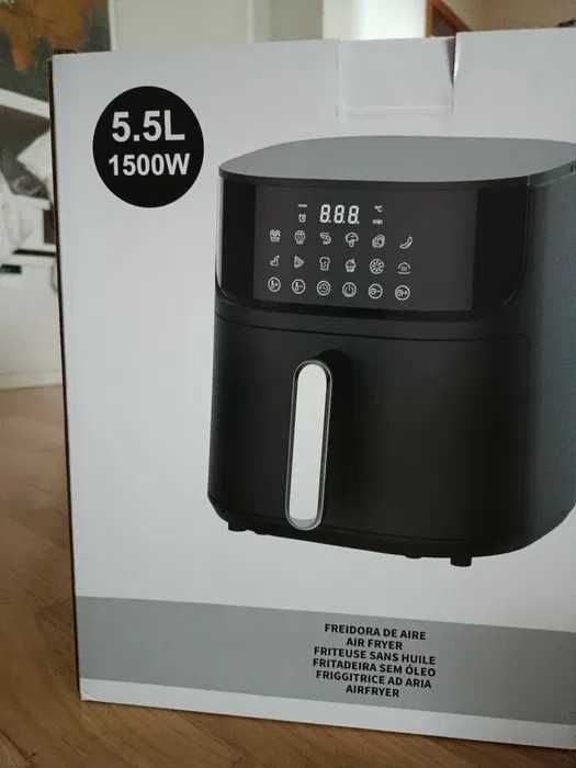 Air Fryer 5,5L 1500W Preta