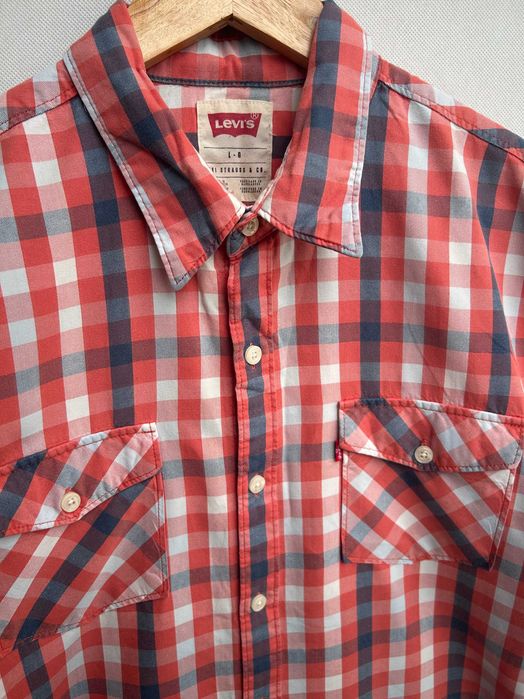 Levi's _ Koszula z krótkim rękawem w kratkę L