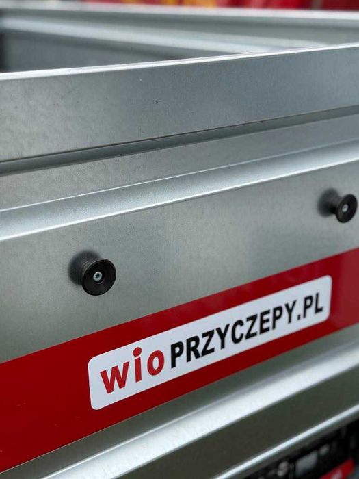 Przyczepka samochodowa WiO – DMC 250–750 kg, burta 40 cm, PRO Zip