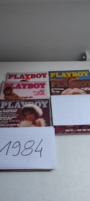 Czasopisma Playboy z 1984 roku