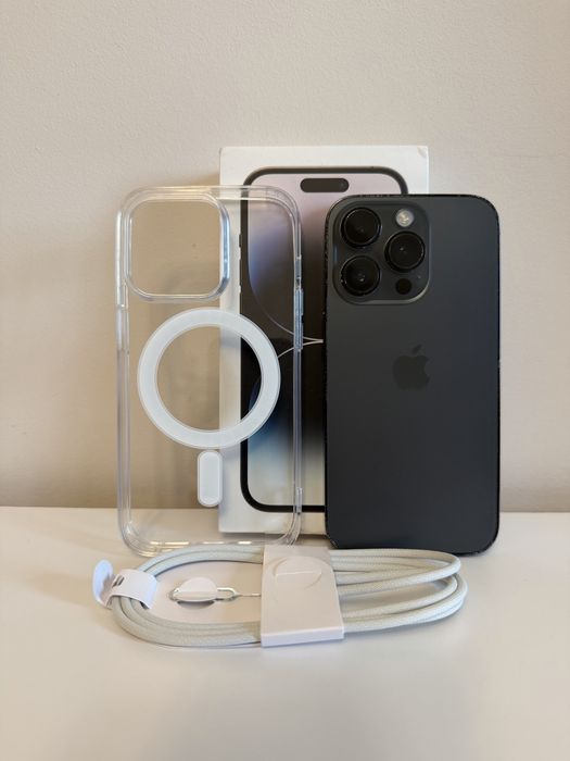 Iphone 14 pro czarny 128gb kondycja 100%