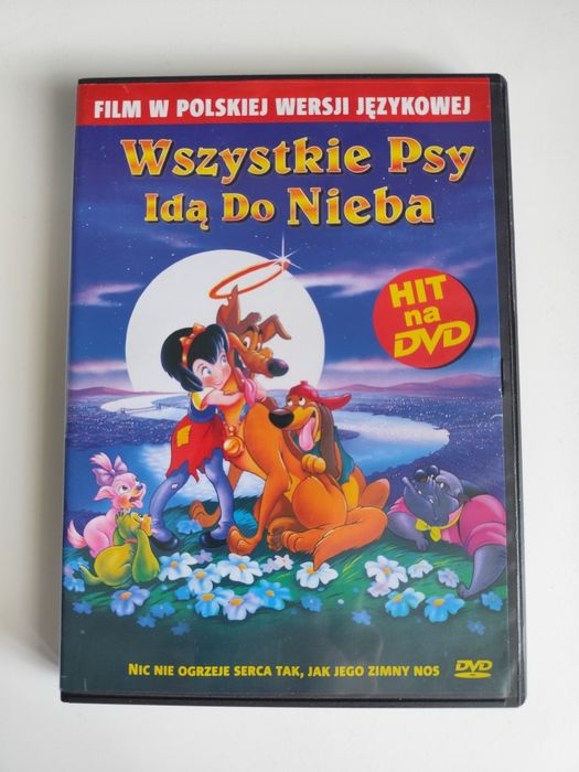 Film DVD Wszystkie psy idą do nieba (1989) – Kultowa animacja PL