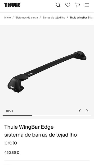 Barras tejadilho Audi Etron