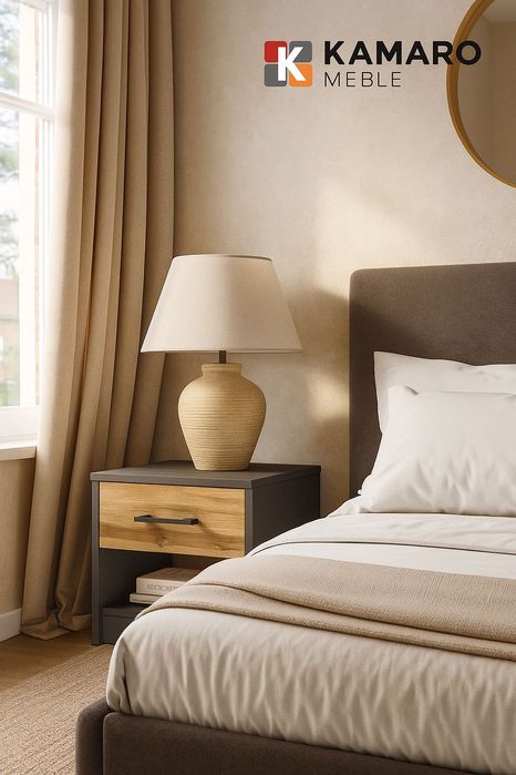 NOWA szafka nocna z szufladą - różne kolory