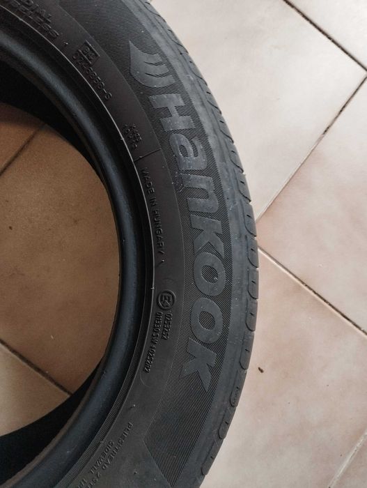 2 pneus semi-novos 185\60 R14 Hankook
