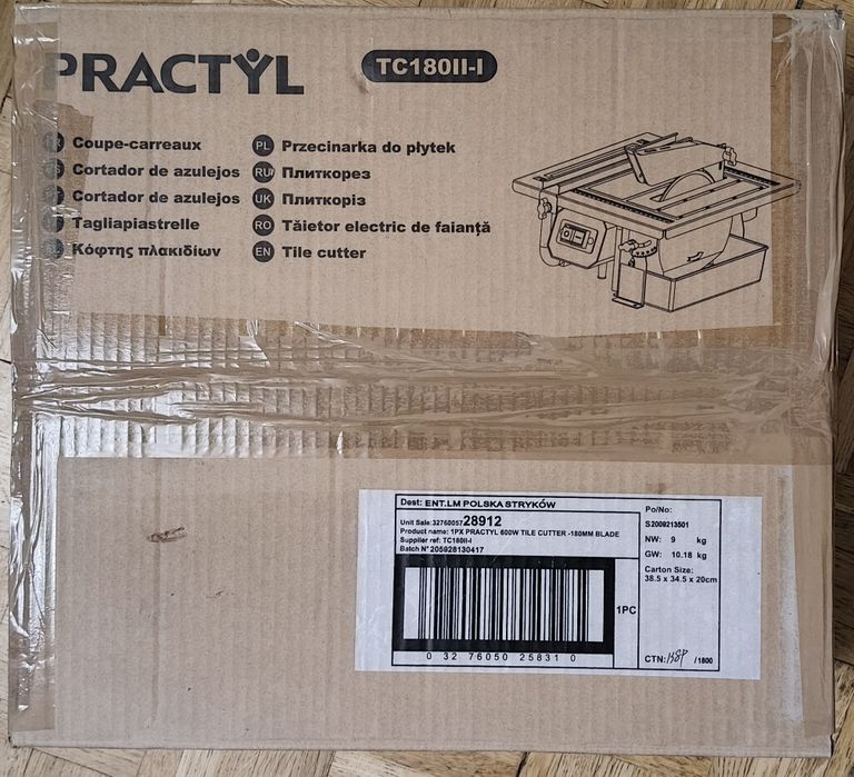 ## Practyl TC180II-I ## przecinarka do płytek glazury