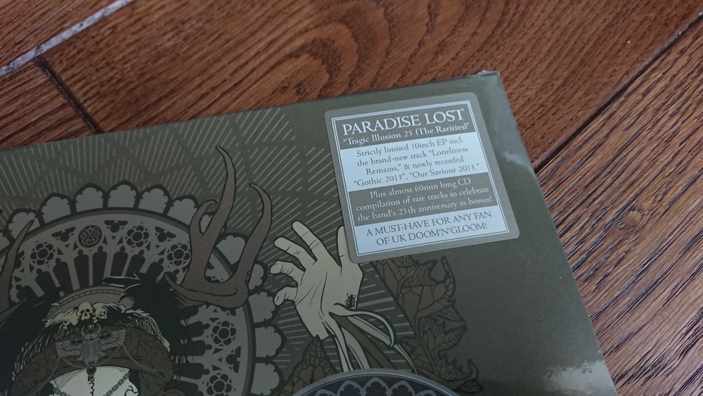 Paradise Lost Tragic Illusion 25 CD+Vinyl 10'' EP *NOWA* Sticker 2013