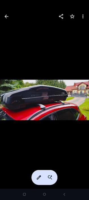 Bagażnik bazowy Modula OVAL BAR czarny - relingi zintegrowane