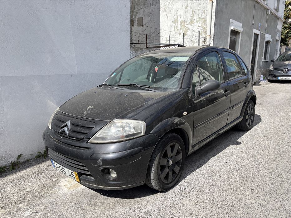 Citroen C3 preto usado 2008