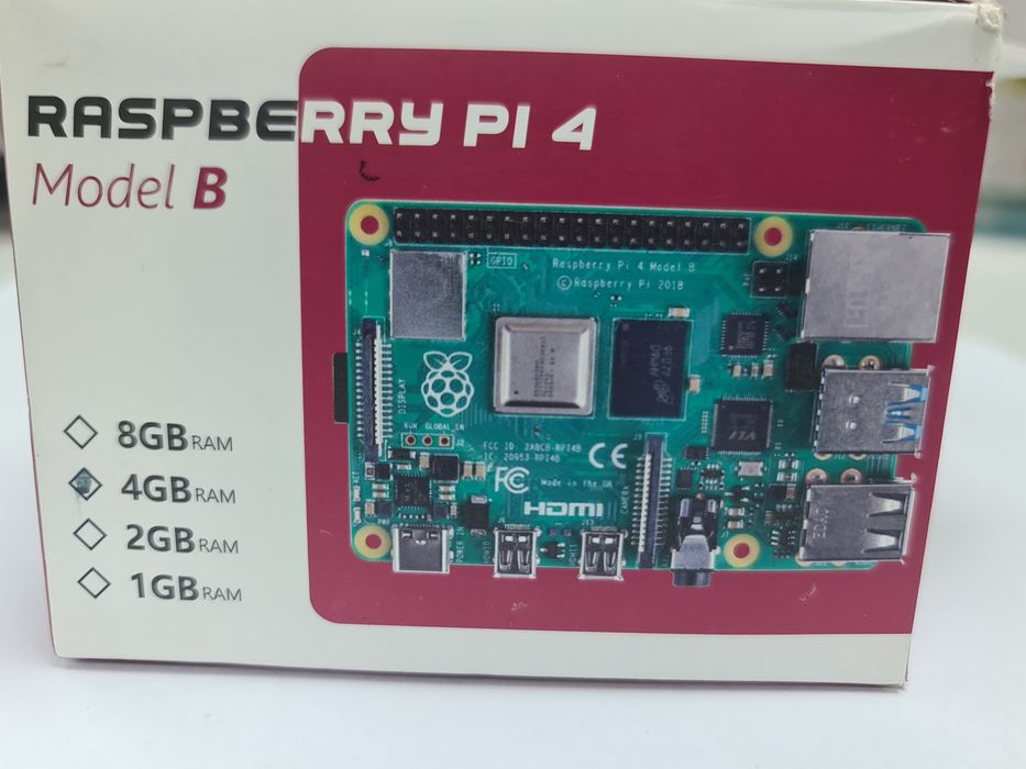 Міні комп'ютер Raspberry PI 4 Model B 4Gb