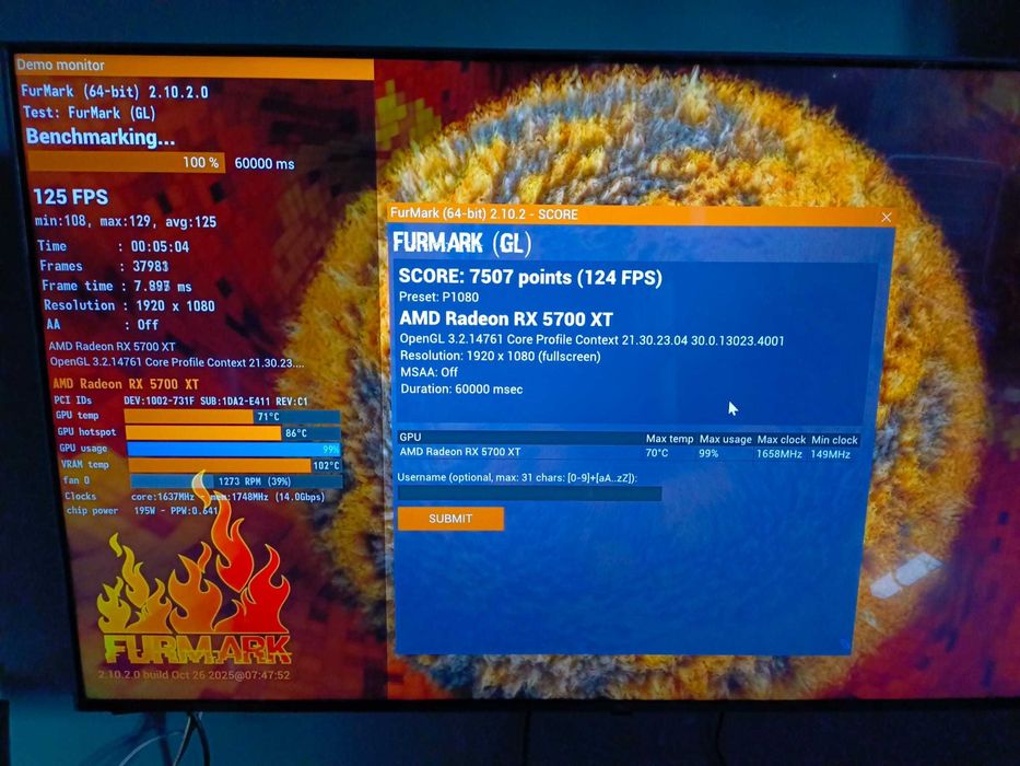 SAPPHIRE RX5700XT 8GB GDDR6 - pudło, bdb stan!