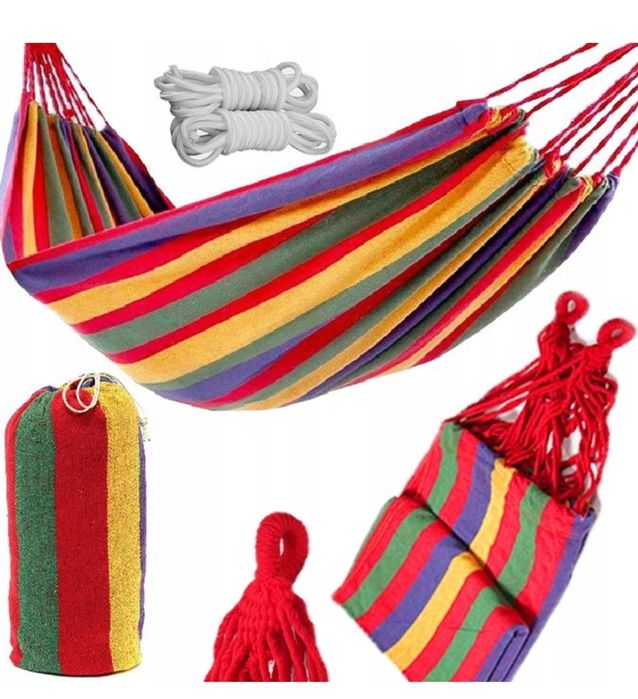 Duży hamak 2 osobowy 250 x 150